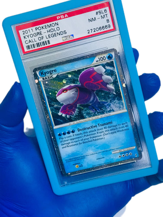 Kyogre Holo (SL) PSA 8 (Old Label)