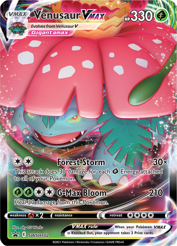 Venusaur VMAX - SWSH102 - SWSH: Sword & Shield Promo Cards - SWSH102