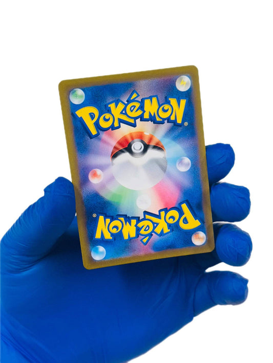 BlueGloveTCG Ribombee AR Pokémon card featuring detailed artwork, vibrant colors, and holographic effects.