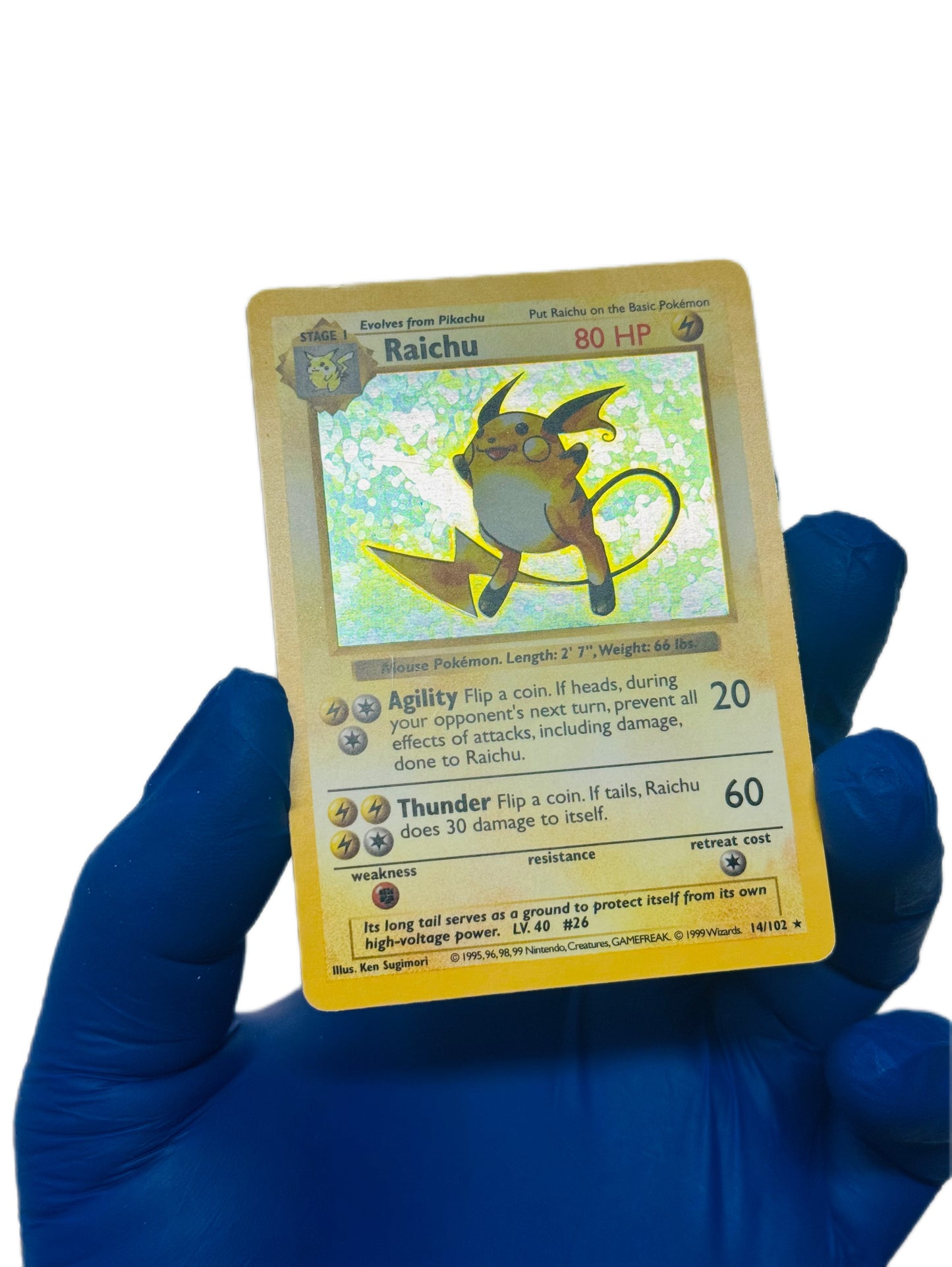 Raichu (Holo) “Shadowless”