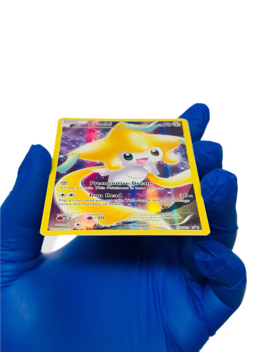 Jirachi XY112 single Pokémon trading card from BlueGloveTCG featuring Jirachi with vibrant artwork and detailed design.