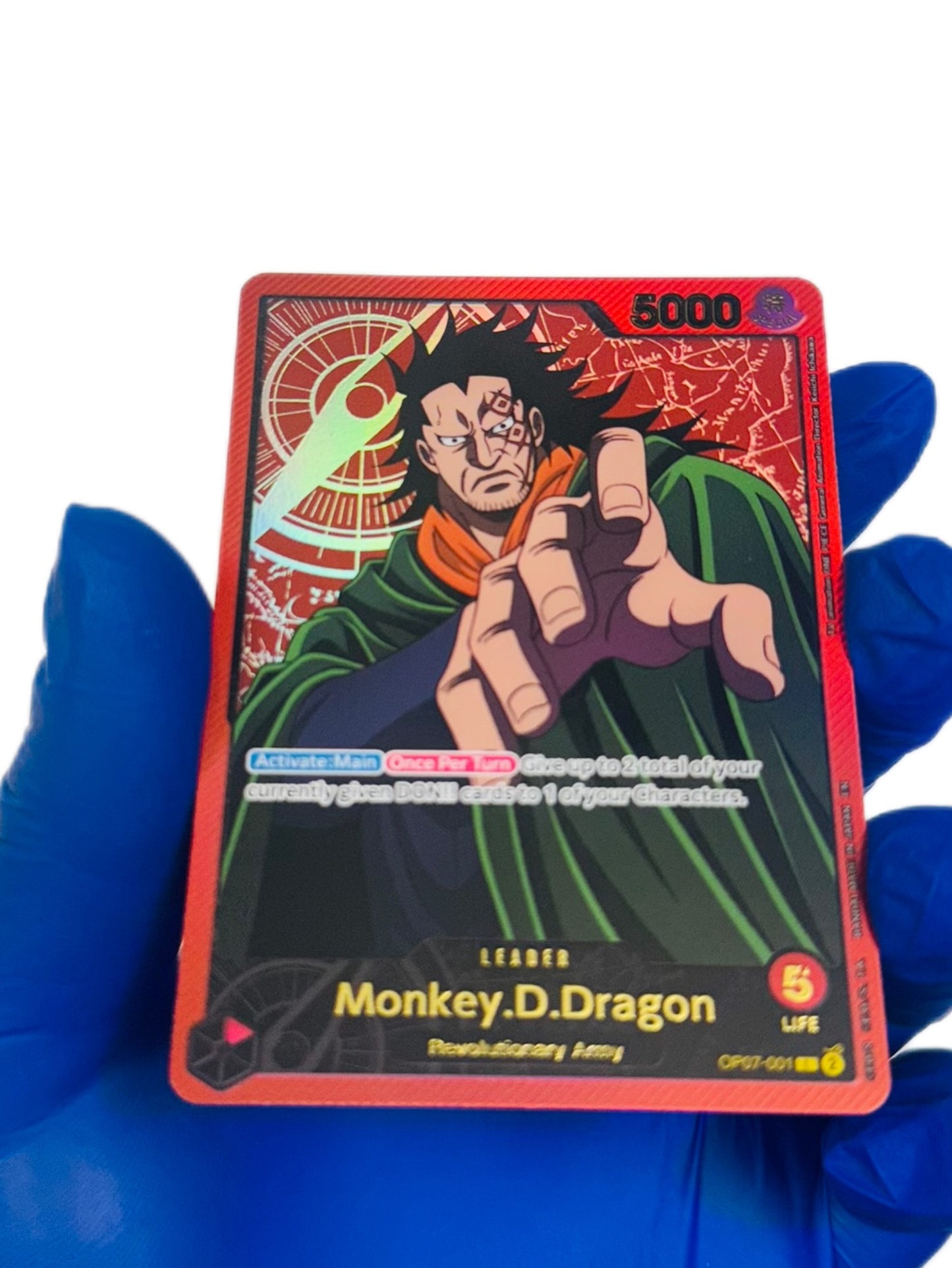 Monkey D Dragon Op07-001 (Leader Alrt Art)
