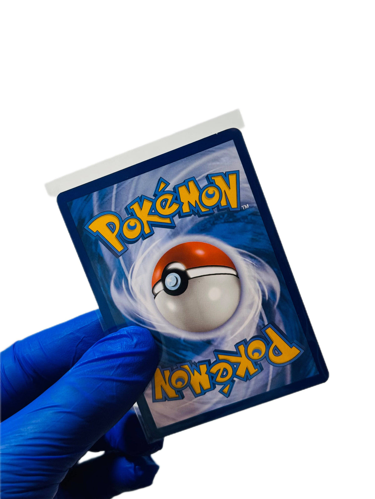 Charizard Ex single trading card from BlueGloveTCG featuring white spot design and vibrant artwork on a standard card.