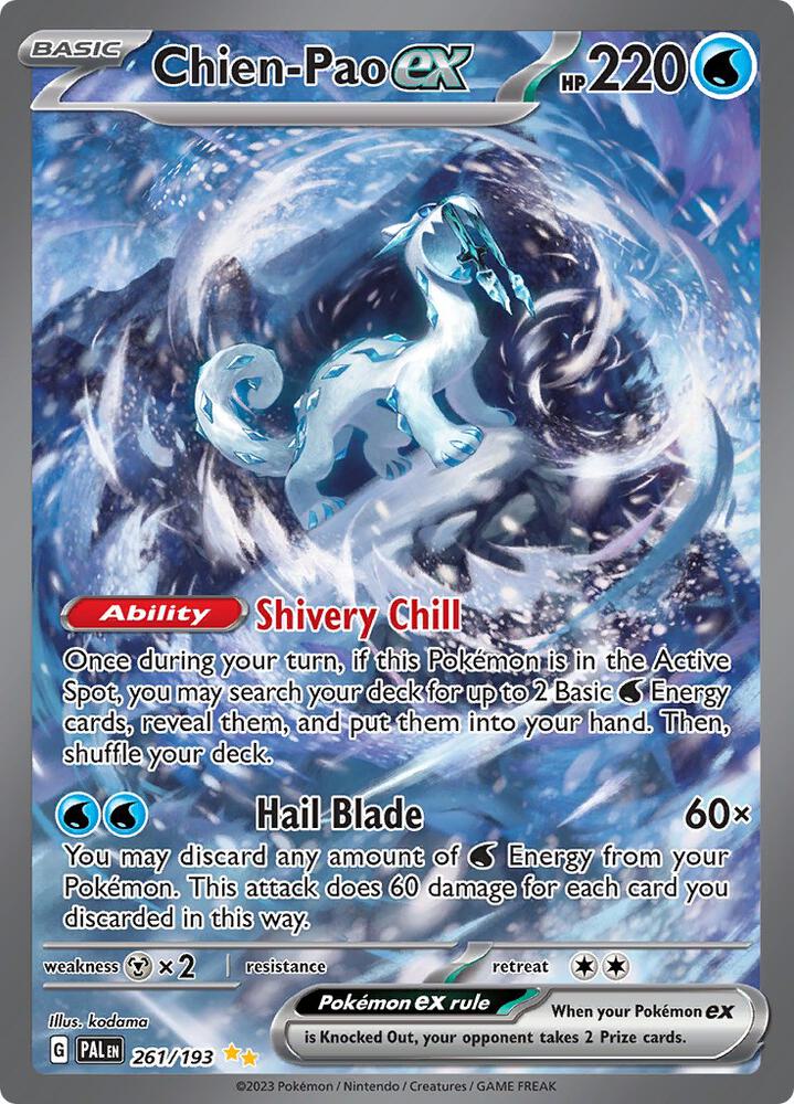 Chien-Pao ex - 261/193 - SV02: Paldea Evolved - 261/193