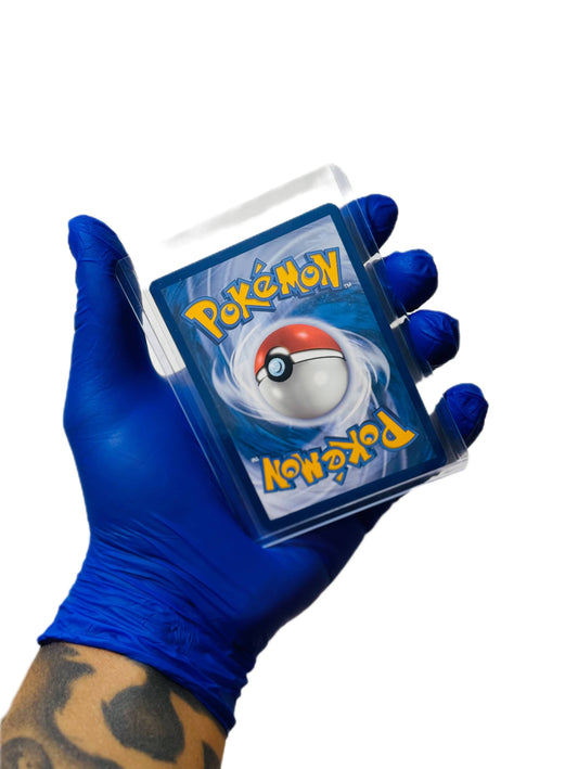 Rare Riolu illustration card from BlueGloveTCG, featuring detailed artwork of the Pokémon Riolu on a single collectible card.