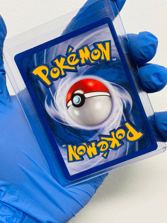 Yellow cheeks Pikachu Base Set 2 single card from BlueGloveTCG, featuring Pikachu with yellow cheeks on a collectible card.