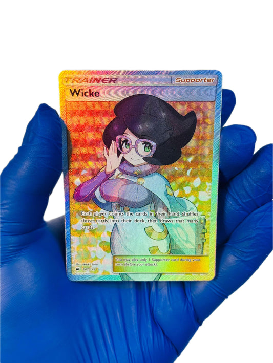 BlueGloveTCG Wicke Full Art single card featuring vibrant artwork and detailed design, ideal for collectors and players.