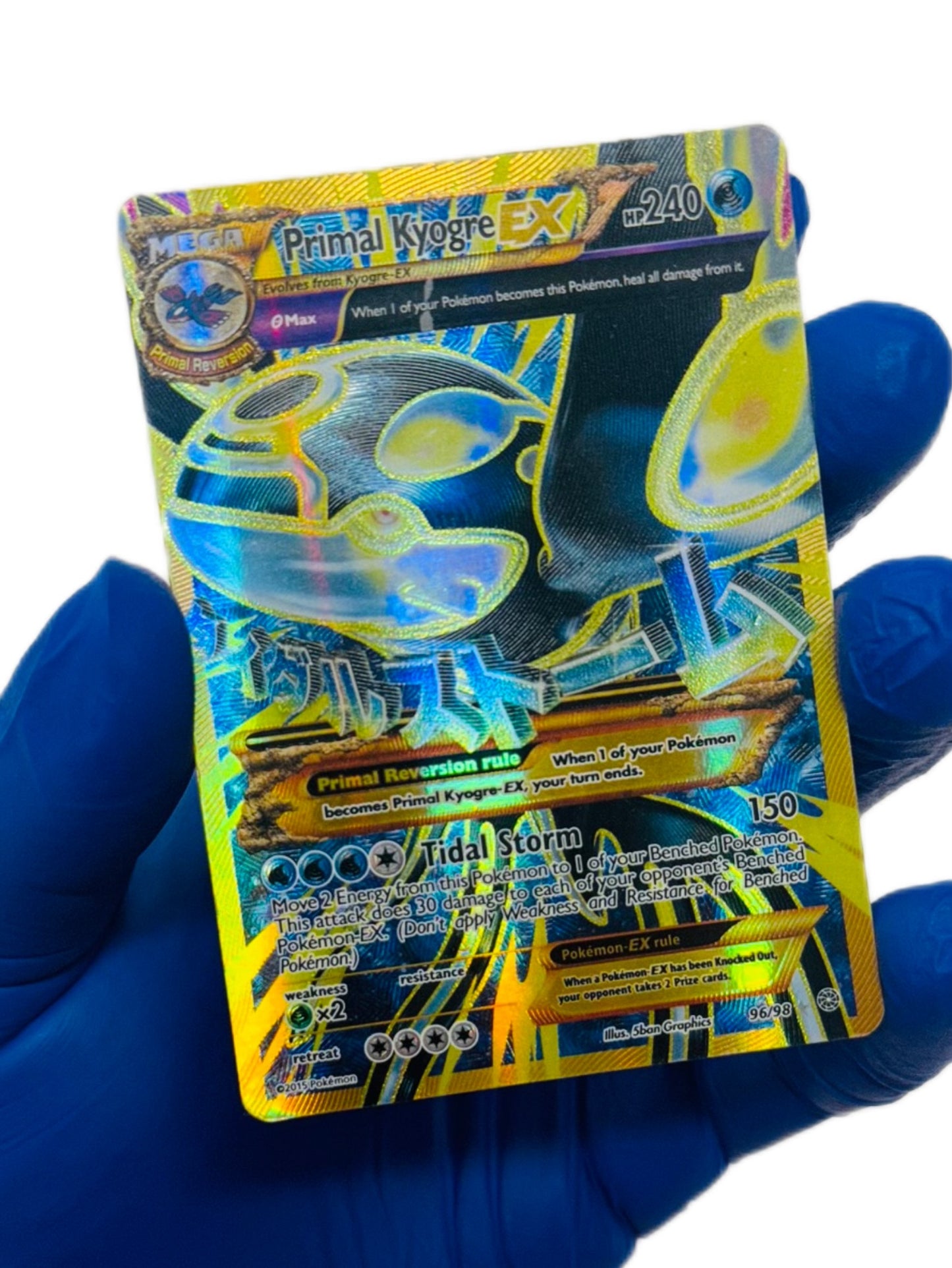 Primal Kyogre Ex (Shiny Full Art)