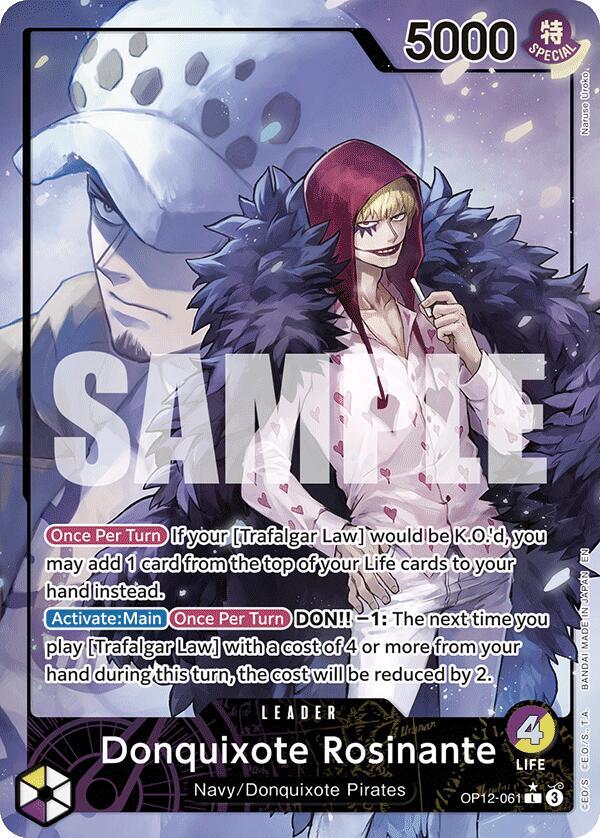 Donquixote Rosinante (061) (Alternate Art) - Legacy of the Master - OP12-061