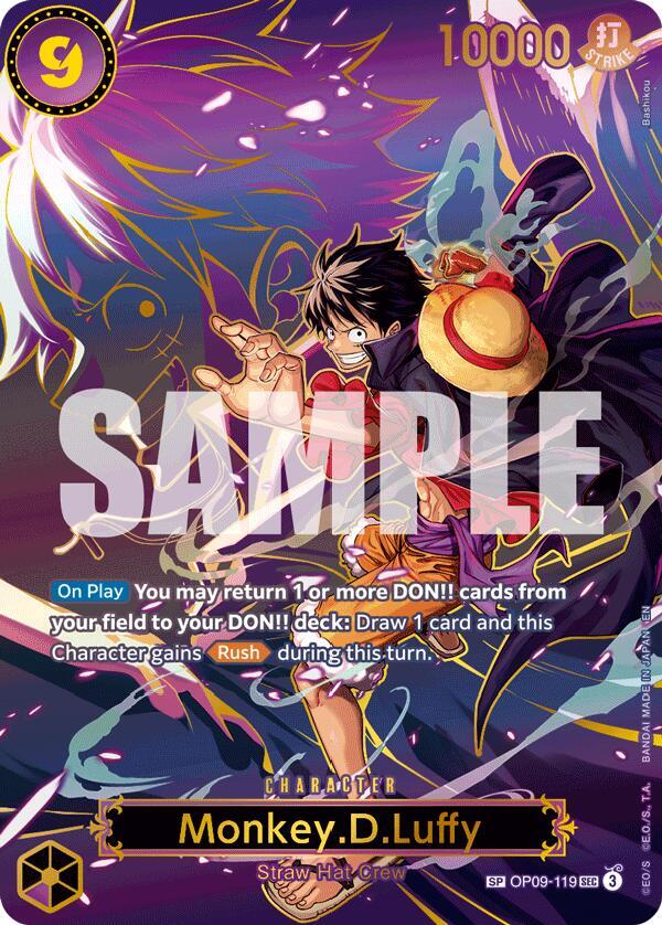 Monkey.D.Luffy - OP09-119 (SP) - Carrying On His Will - OP09-119