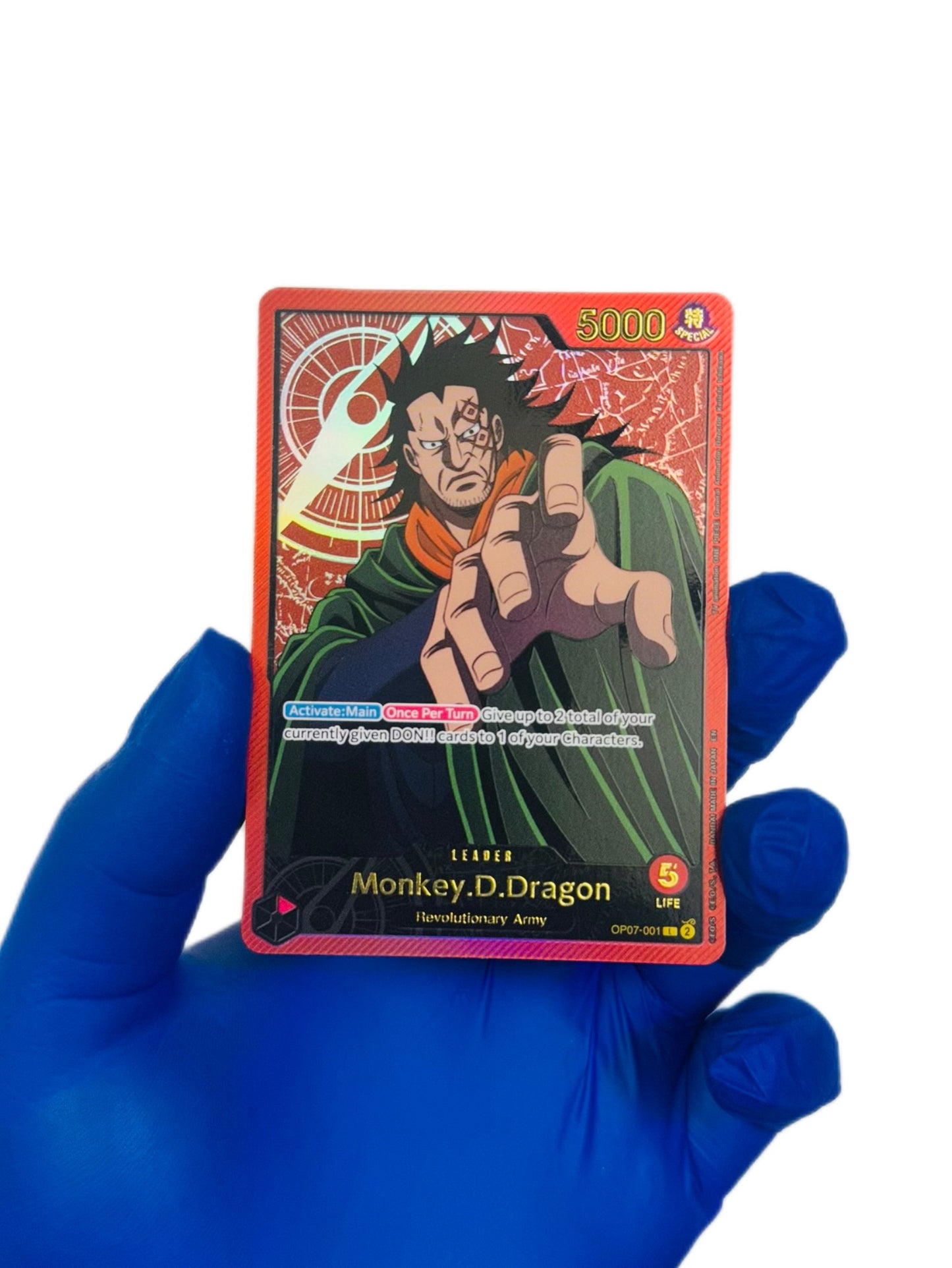 Monkey D Dragon Op07-001 (Leader Alrt Art)