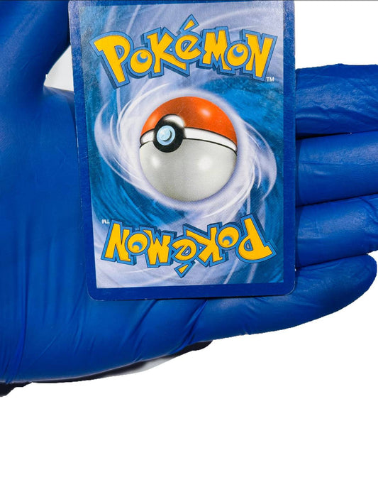 Venusaur EX Pokémon trading card from BlueGloveTCG, featuring detailed artwork and vibrant green design on a single card.