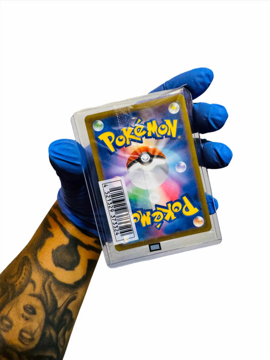 BlueGloveTCG Pichu mischievous promo single card sealed in packaging, featuring Pichu illustration on a Pokémon trading card.