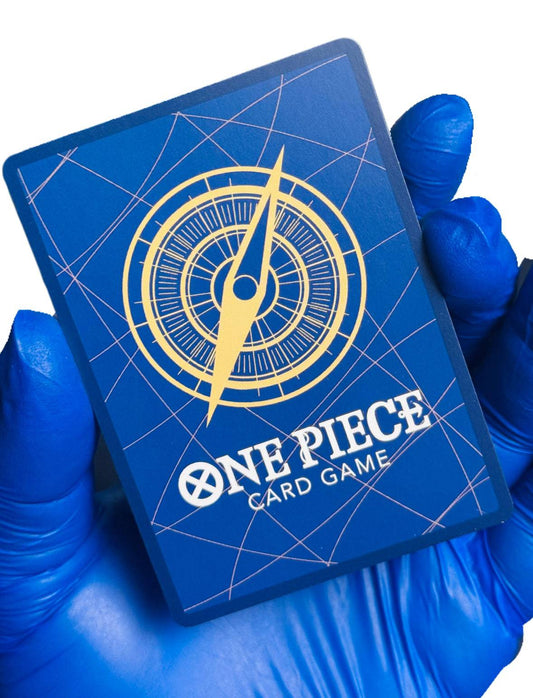 BlueGloveTCG O-Nami SP single card, featuring detailed artwork and game details, on a white background.