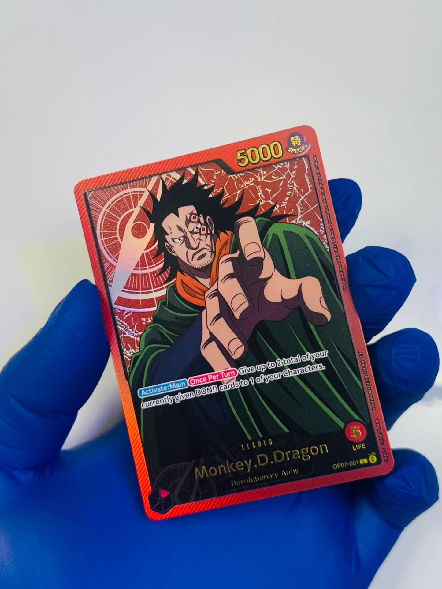 Monkey D Dragon Op07-001 (Leader Alrt Art)