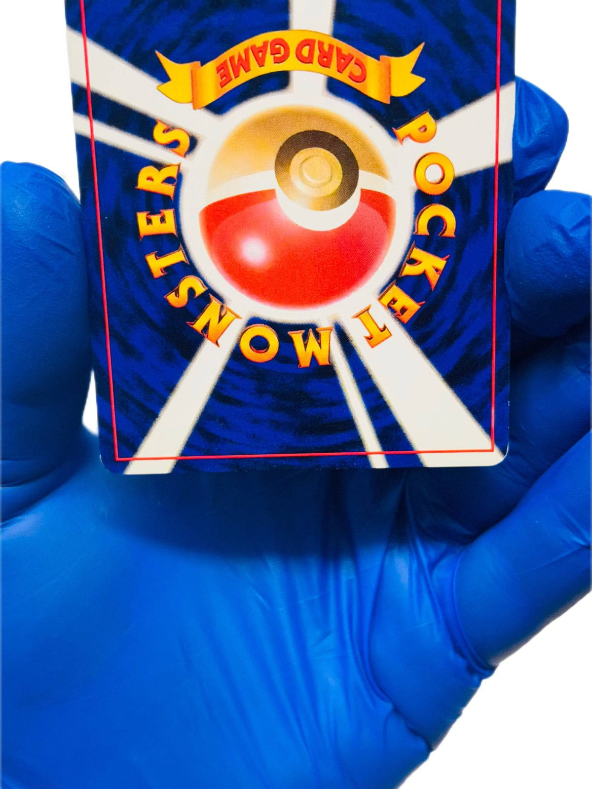 Holographic Dark Machamp Pokémon trading card from BlueGloveTCG, Japanese edition, featuring Machamp in dynamic pose.