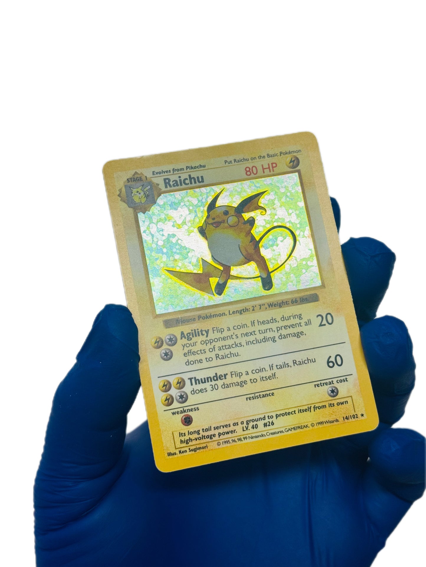 Raichu (Holo) “Shadowless”
