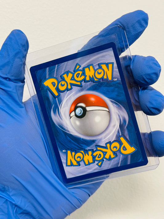 Haxorus Pokémon card from BlueGloveTCG, featuring detailed artwork of the dragon-type Pokémon in a dynamic pose.