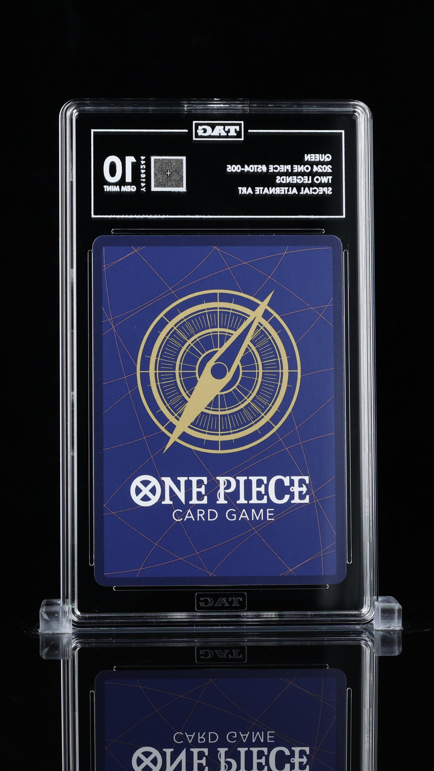 QUEEN
2024 ONE PIECE #ST04-005
TWO LEGENDS
SPECIAL ALTERNATE ART TAG 10