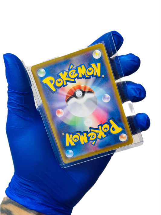 Machamp VMAX Pokémon trading card from BlueGloveTCG, featuring vibrant artwork of the powerful fighting type Pokémon.