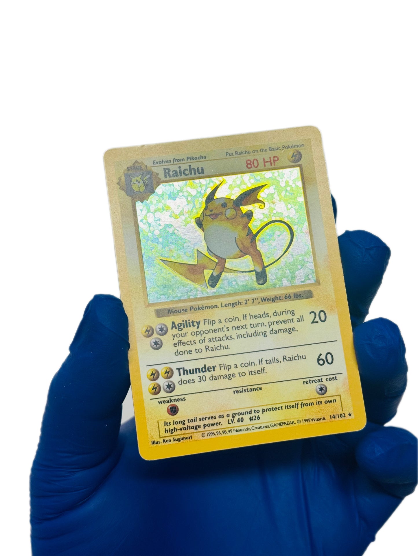 Raichu (Holo) “Shadowless”