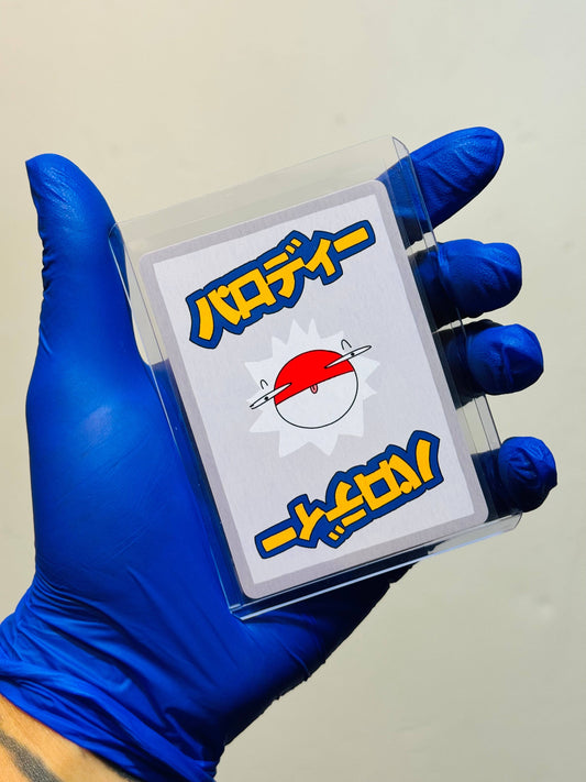 BlueGloveTCG Wrenny Moo “Radicate” Pokémon card featuring colorful artwork of a cute cow with radish accents.