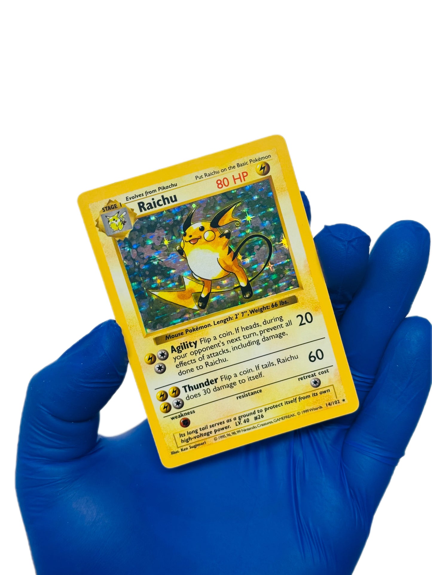 Raichu (Holo) “Shadowless”
