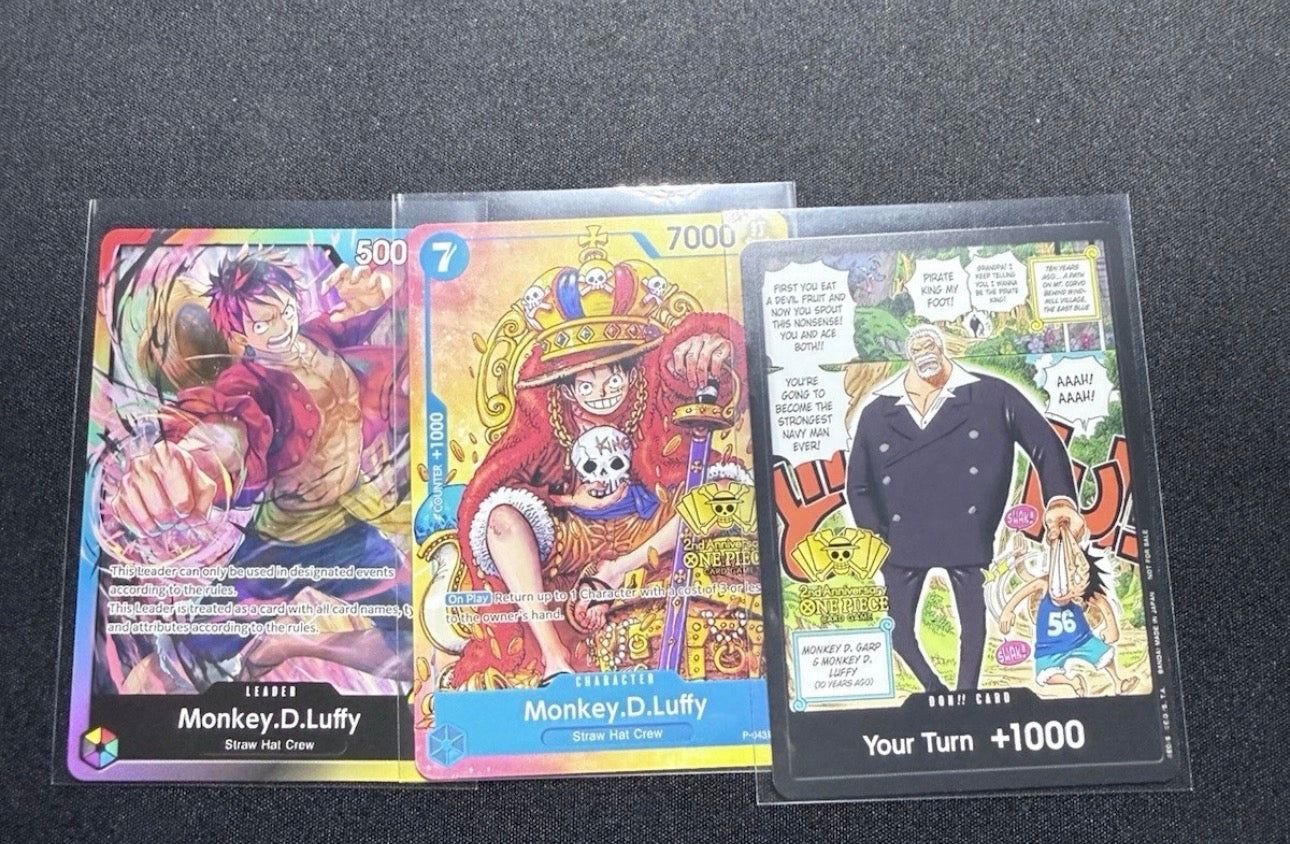 Monkey.D.Luffy (2nd Anniversary Stamped Promo) Sealed