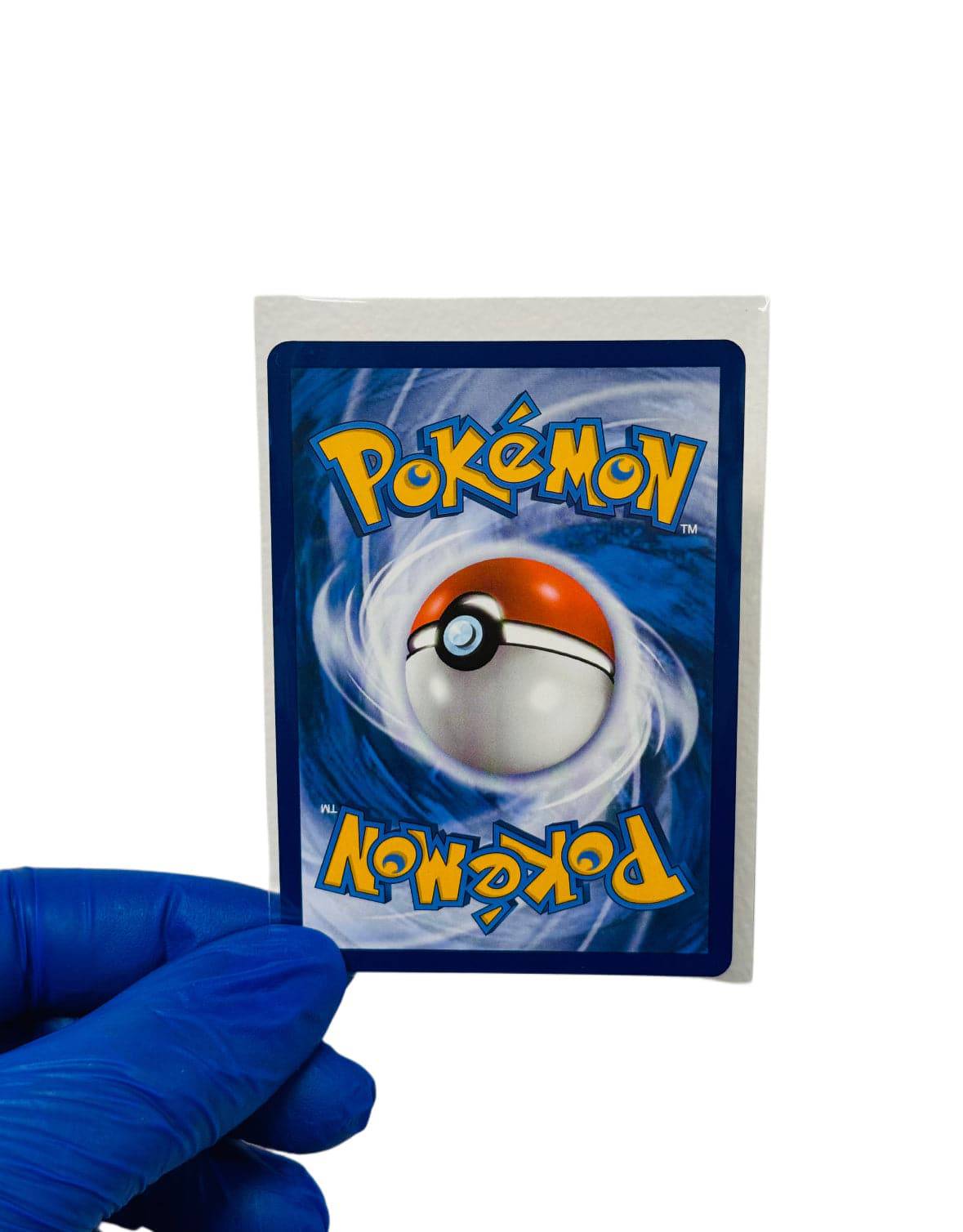Charizard Ex Full Art Pokémon card by BlueGloveTCG featuring vibrant artwork of Charizard in a dynamic pose.