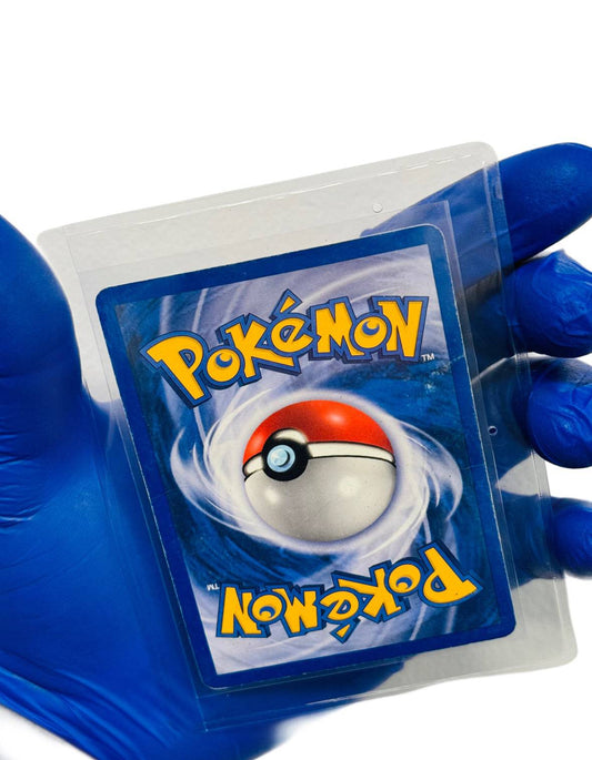 BlueGloveTCG Rockets Moltres ex Pokémon card featuring a fiery Moltres illustration on a full-size card.