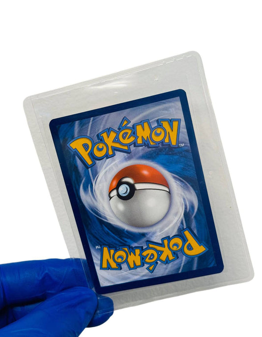 Full-size image of a Pikachu Secret Rare Pokémon trading card by BlueGloveTCG, featuring Pikachu in vibrant detail.