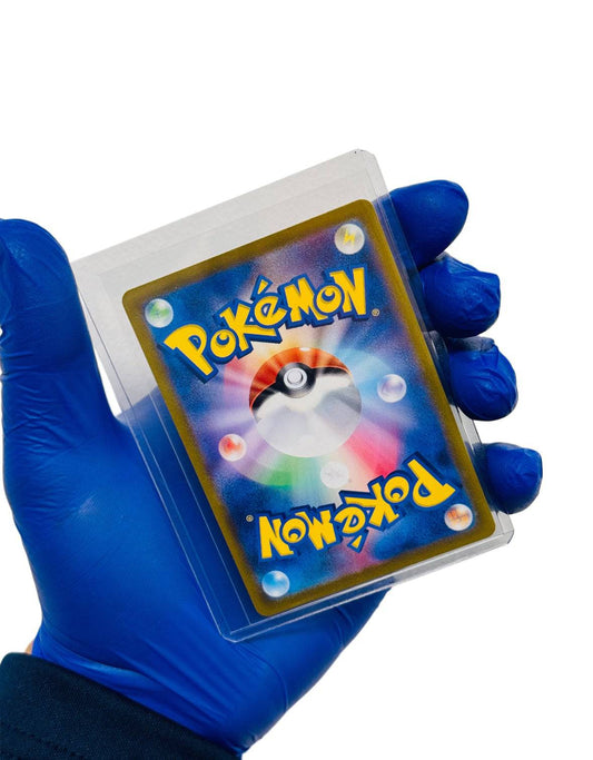 BlueGloveTCG Caterpie AR single card featuring a detailed illustration of the Pokémon Caterpie in vibrant colors.