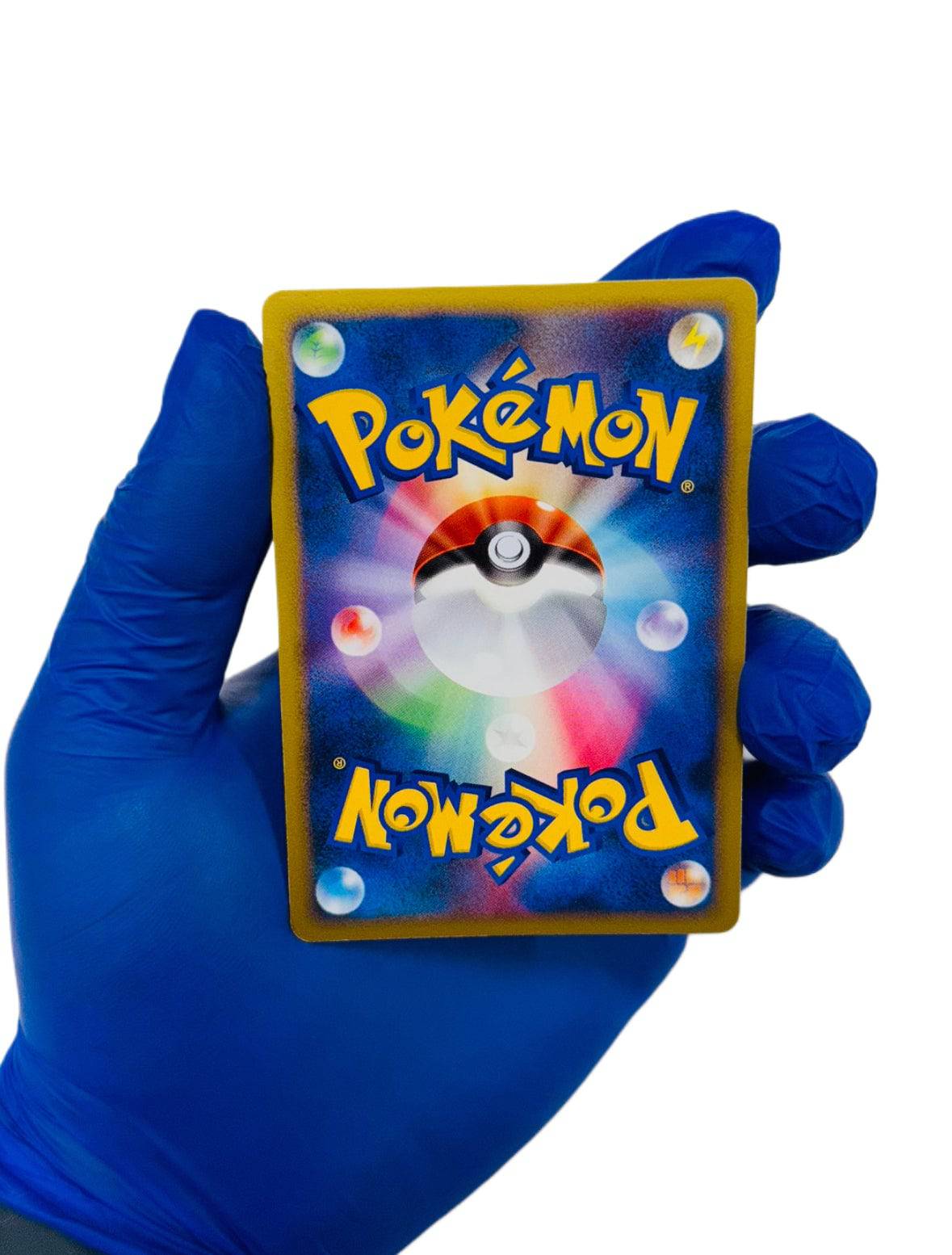 BlueGloveTCG Mewtwo Holo 10th Movie Commemoration Pokémon card, full image showcasing holographic details and vibrant artwork.