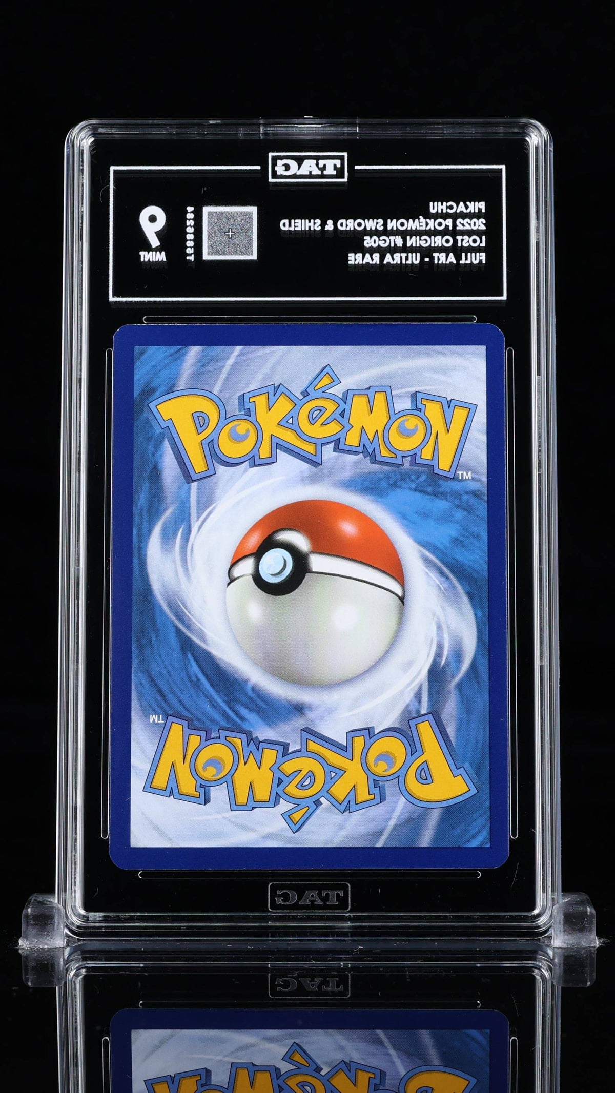 BlueGloveTCG Pikachu TG05 TAG 9 (MT) trading card featuring Pikachu in vibrant artwork on a white background.