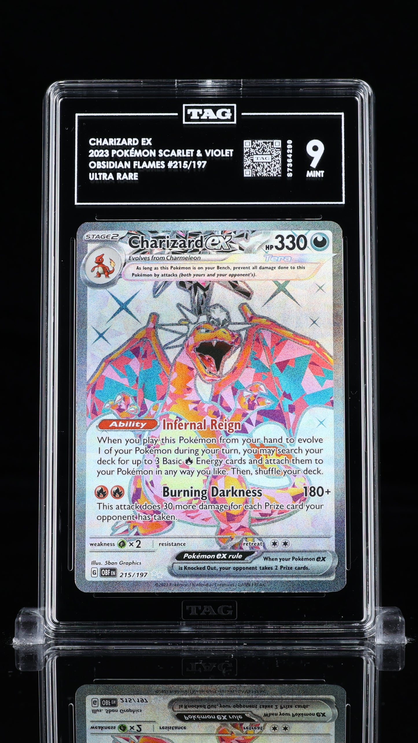 Charizard Ex TAG 9 (MT)