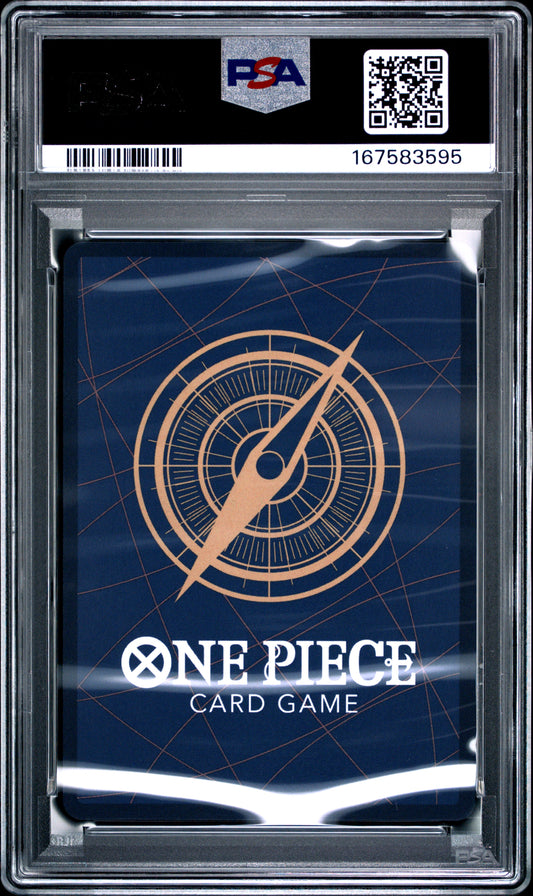 BlueGloveTCG 2025 One Piece 3rd Anniversary Tournament Portgas D. Ace graded PSA 10 single card, #053 3 Brothers Pack Winner.
