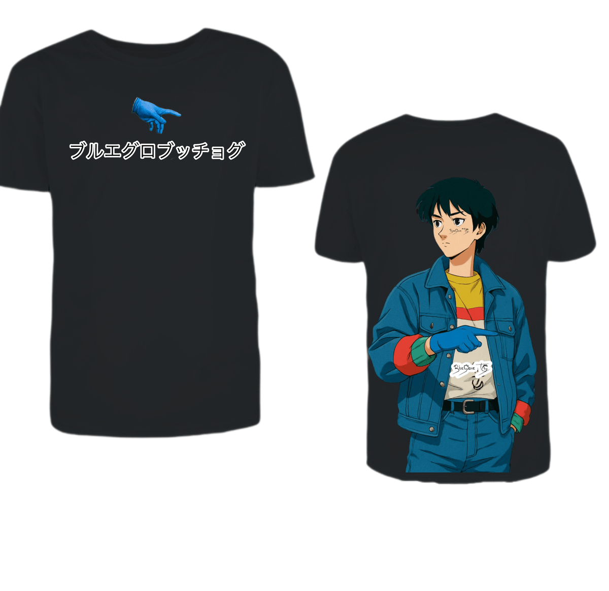 BlueGloveTCG Spirit of Blue limited edition T-shirt featuring a vibrant blue design and logo on a comfortable fabric.