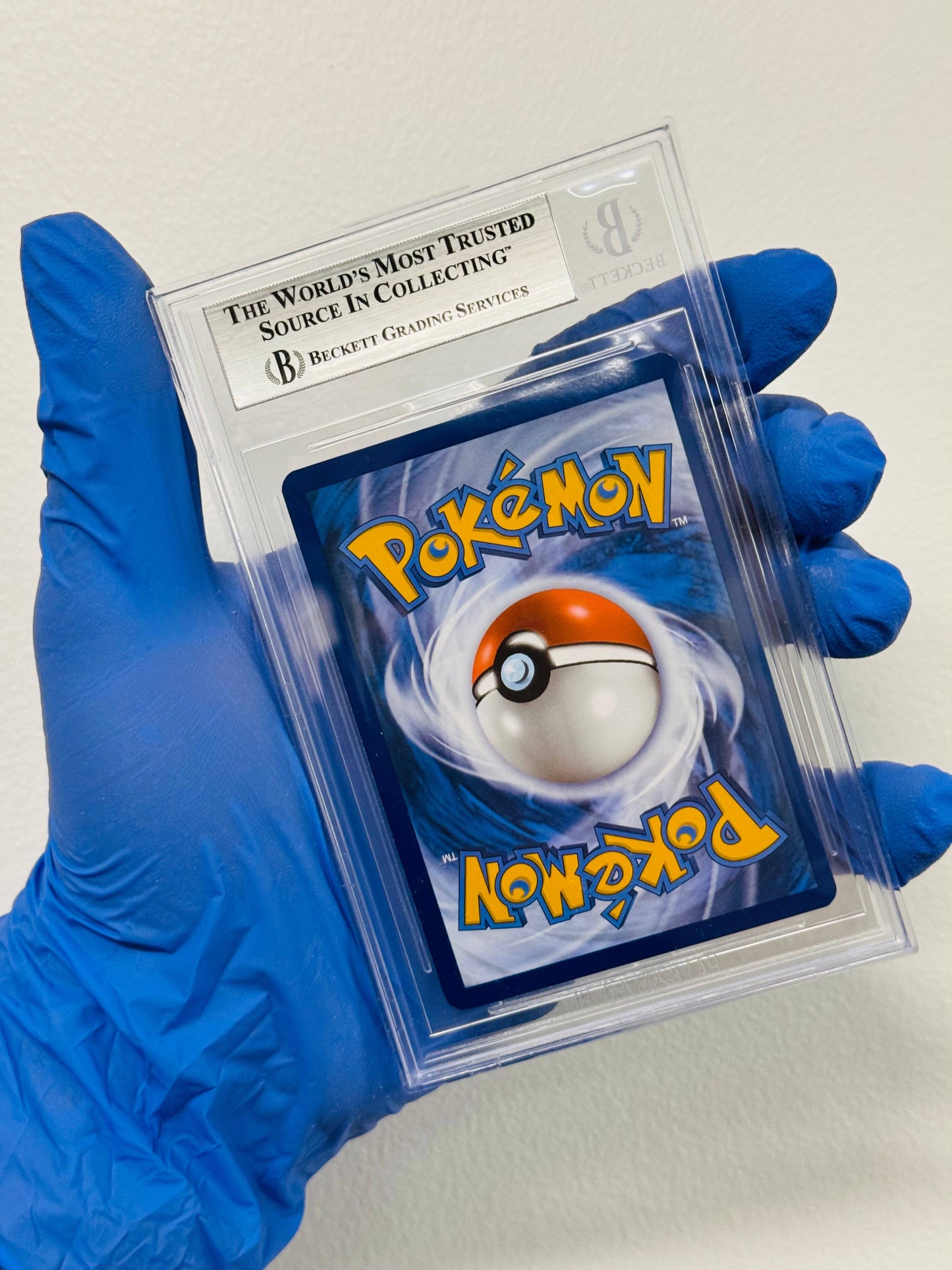 BlueGloveTCG Mew EX 053 Pokémon single trading card, featuring vibrant artwork and detailed design.
