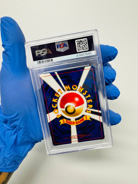 BlueGloveTCG Forretress Neo 2 Discovery PSA 9 single trading card displayed on white background.