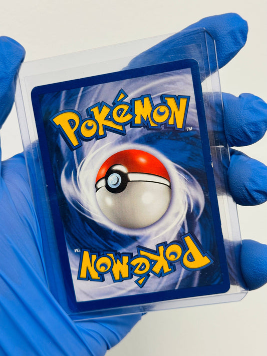 Dark Wheezing single trading card from BlueGloveTCG's Team Rocket series, featuring detailed artwork of a dark-themed wheezing Pokémon.