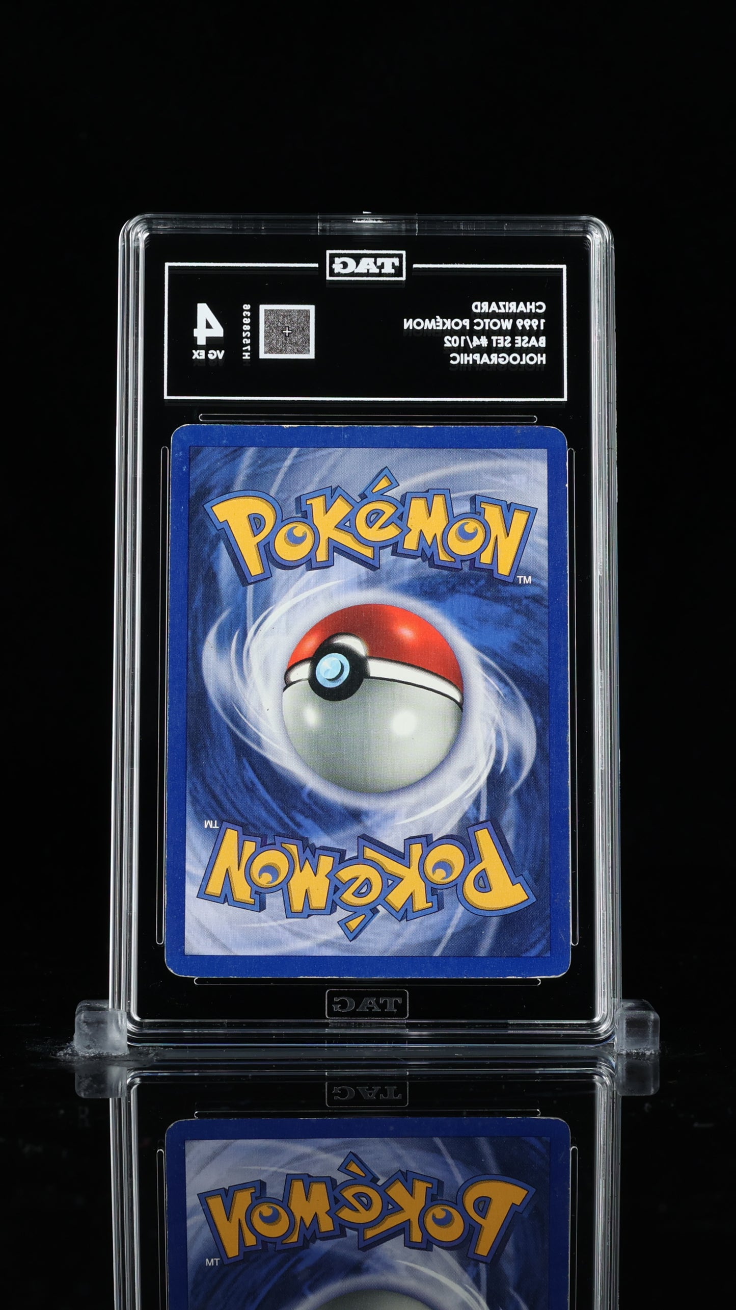 Charizard 4/102 Base Set TAG 4