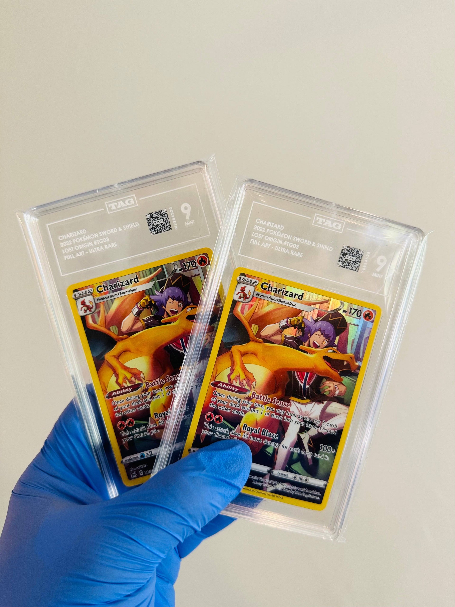 pokemon trading card game lost origin ultra rare charizard tg03 TG 03 TAG 9 – BlueGloveTCG Slab Type:PSA / CGC Discard the other cards Pokémon Cards Eevee Heroes Warrior