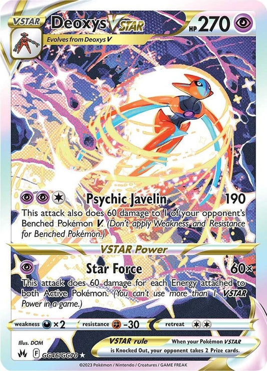 Deoxys VSTAR - SWSH: Crown Zenith: Galarian Gallery - GG46/GG70