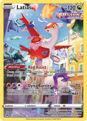 Latias - SWSH: Crown Zenith: Galarian Gallery - GG20/GG70