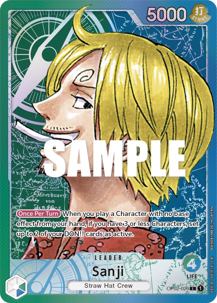 Sanji (Alternate Art) - Paramount War - OP02-026