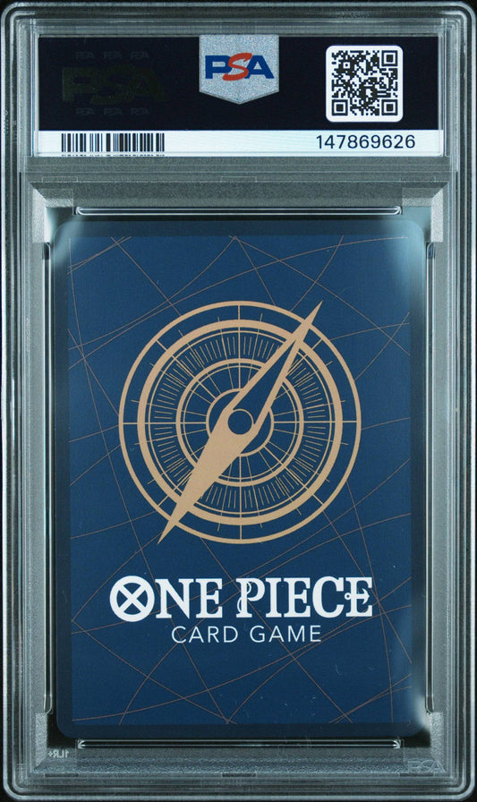 2024 ONE PIECE OP09 JP Monkey D. Dragon Special Alternate Art PSA 10 card from BlueGloveTCG featuring detailed illustration