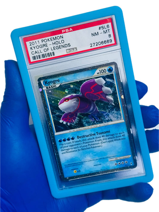 Kyogre Holo (SL) PSA 8 (Old Label)