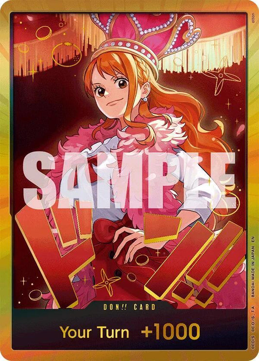 DON!! Card (Nami) (Gold) - Extra Booster: One Piece Heroines Edition -