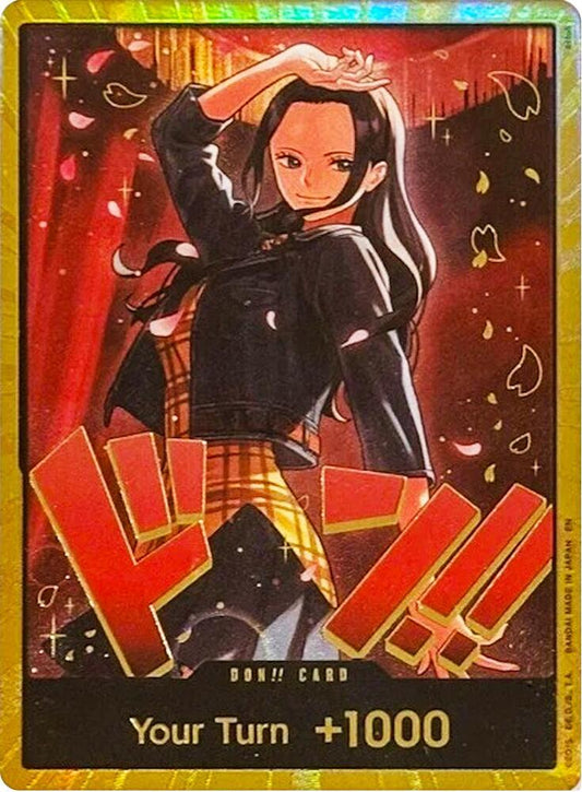 DON!! Card (Nico Robin) (Gold) - Extra Booster: One Piece Heroines Edition -