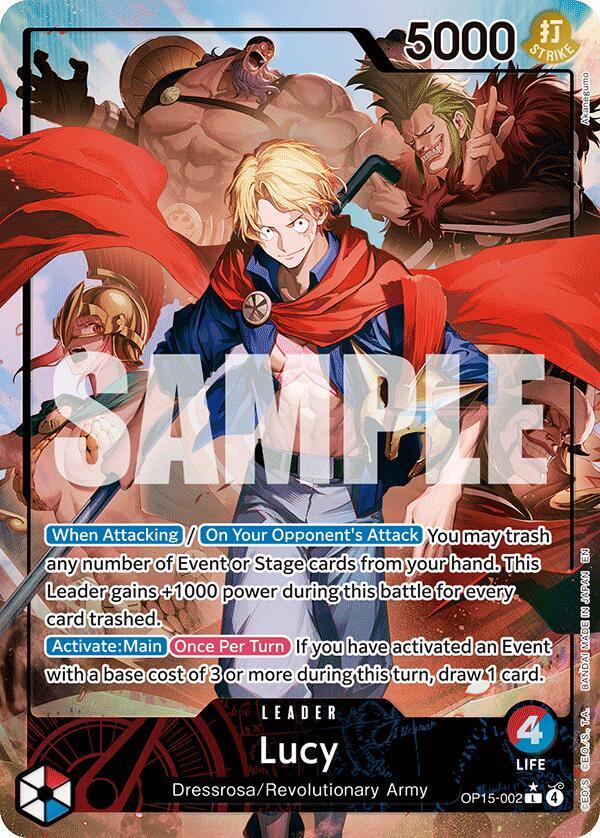 Lucy (Alternate Art) - Adventure on Kami's Island - OP15-002